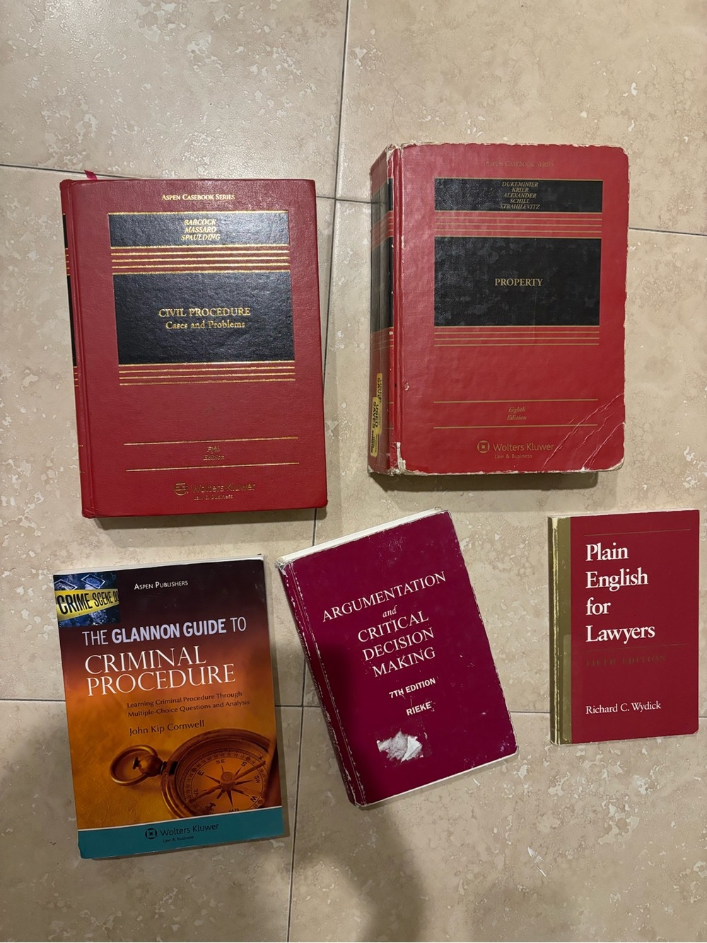 Law textbooks!
